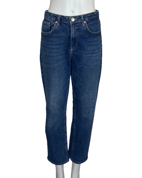Pantalon Zara Rectos Azul-Talla 8