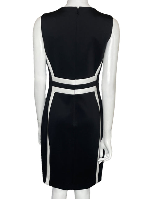 Vestido Calvin Klein Midi Formal Negro-Talla 10