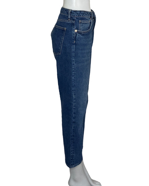 Pantalon Zara Rectos Azul-Talla 8