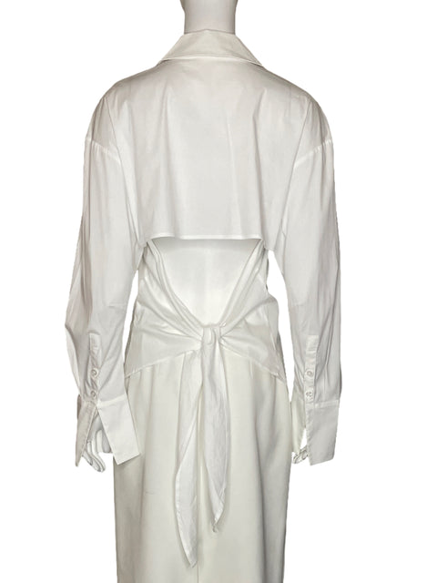 Camisa SimonMIller Cut Out Back 
 Blanco-Talla M