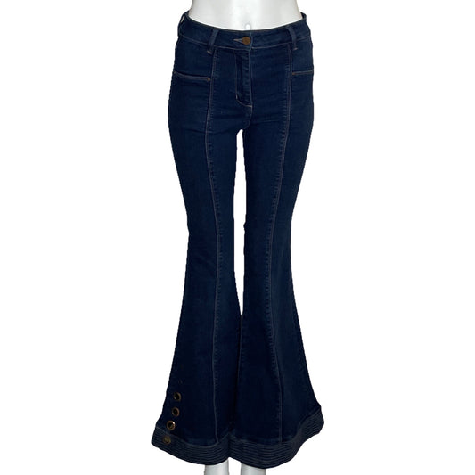 Pantalón Pinkfilosofy Flare Azul-Talla XS