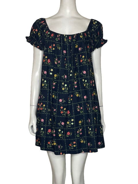 Vestido La Maregold Ophelia Floral Azul-Talla M