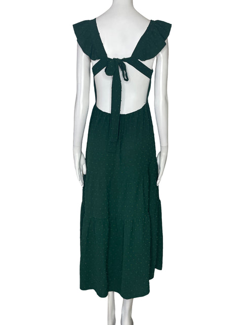 Vestido Camila Armoire Open Back Verde-Talla S
