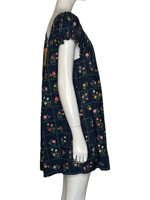 Vestido La Maregold Ophelia Floral Azul-Talla M