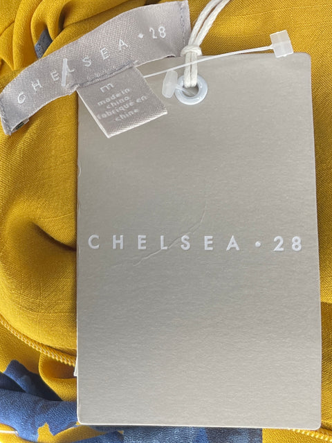 Vestido Chelsea 28 Maxi Floral Amarillo-Talla M