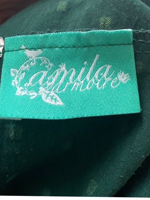 Vestido Camila Armoire Open Back Verde-Talla S