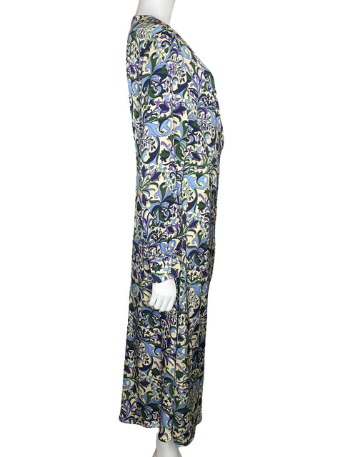 Vestido Tesoro TPS Crossbody Satinado Print Beige-Talla L