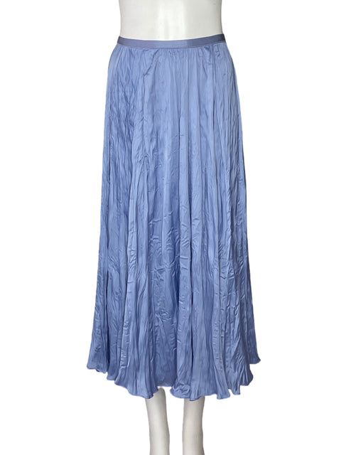 Falda Polo Ralph Lauren Fruncido Azul-Talla XS