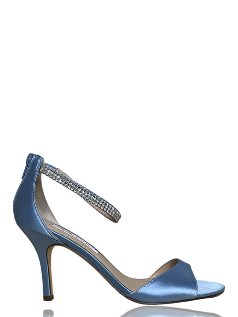 Calzado Nina Satinado Ankle Bracelet  Azul-Talla 8