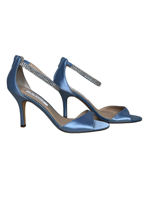 Calzado Nina Satinado Ankle Bracelet  Azul-Talla 8