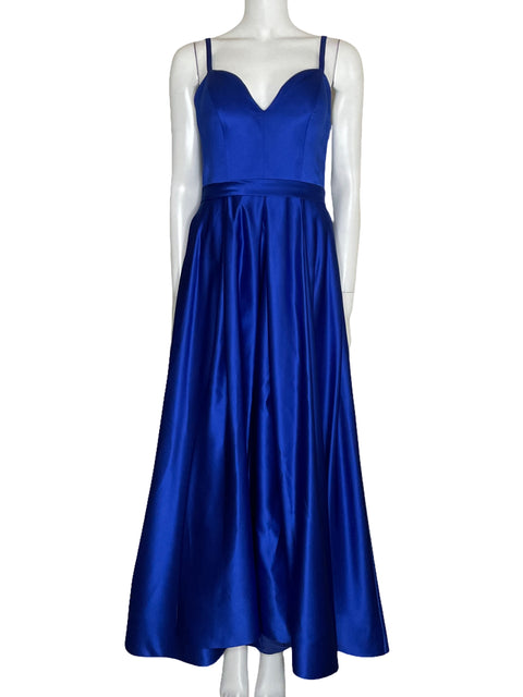 Vestido Tesoro TPS Maxi Corsé Azul-Talla U