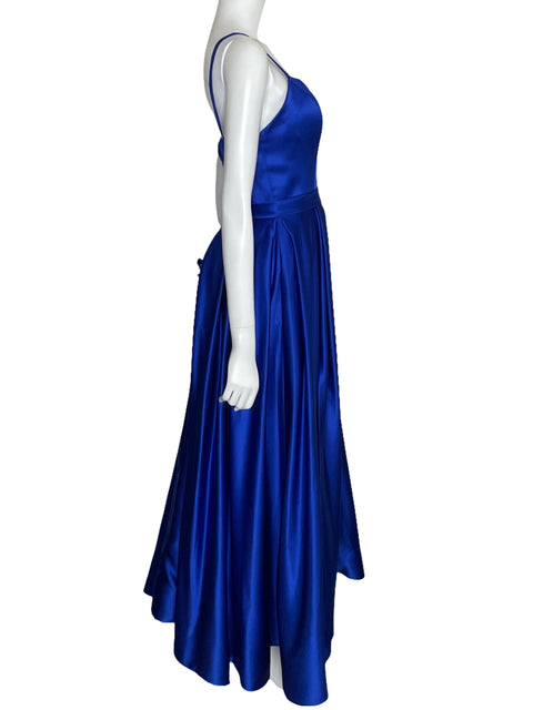 Vestido Tesoro TPS Maxi Corsé Azul-Talla U
