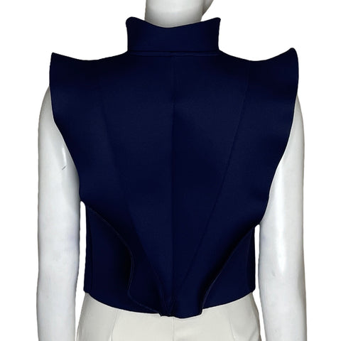 Chaleco Suki Cohen Estructurado Azul-Talla L