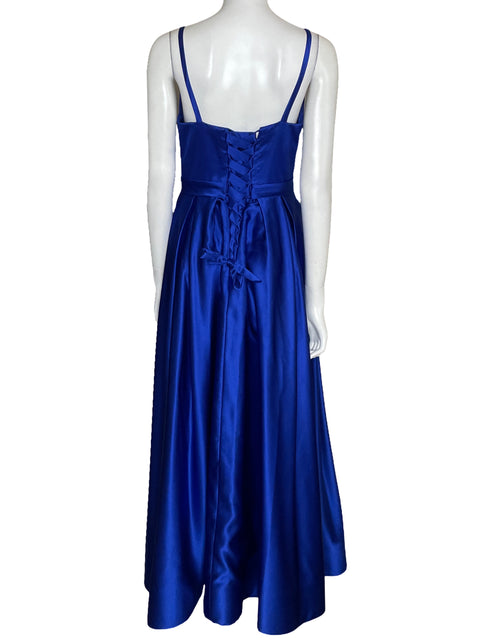 Vestido Tesoro TPS Maxi Corsé Azul-Talla U