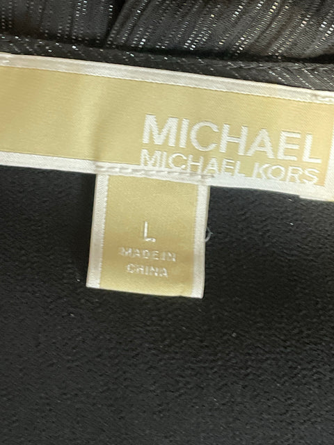 Vestido Michael Kors Mini Brillante Negro-Talla L