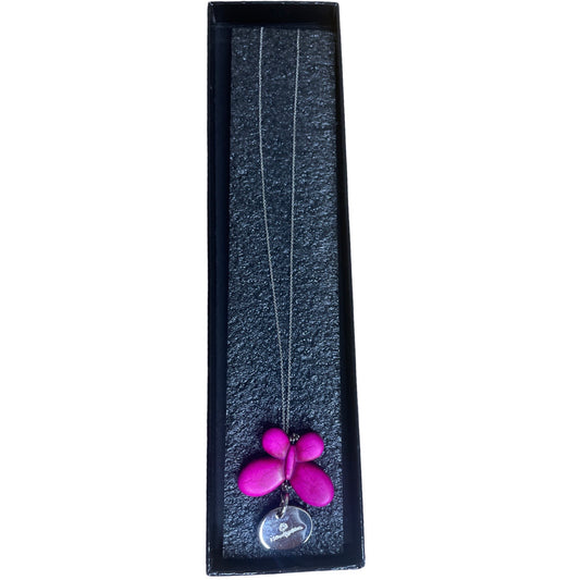 Collar Melina Typaldos Mariposa Rosado-Talla U
