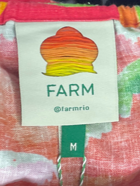 Vestido FarmRios Nudo One Shlouder Rojo-Talla M