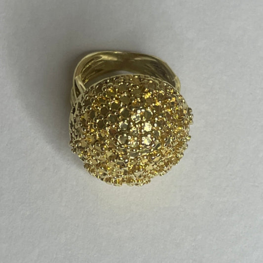 Anillo Tesoro TPS Esfera Dorado-Talla U