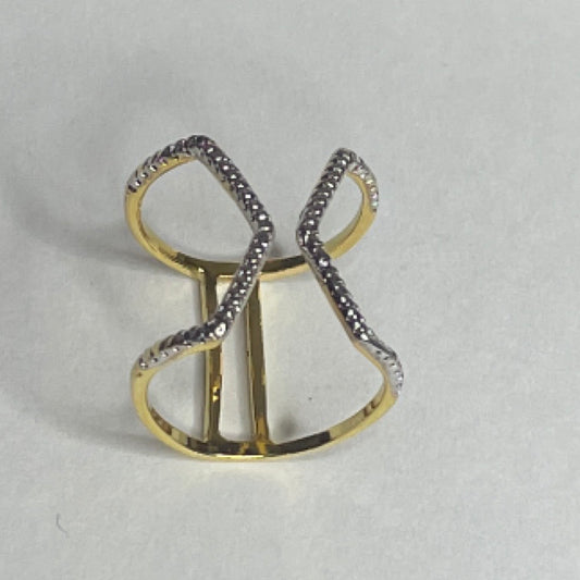 Anillo Tesoro TPS X Pedreria Dorado-Talla U