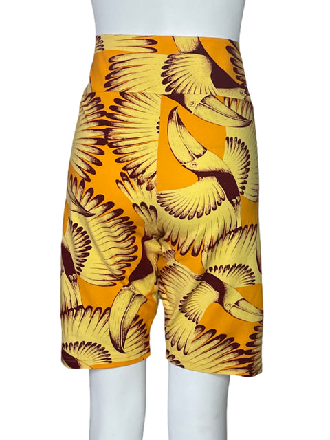 Short FarmRio Adidas Bike Amarillo-Talla XL