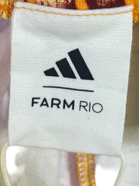 Short FarmRio Adidas Bike Amarillo-Talla XL
