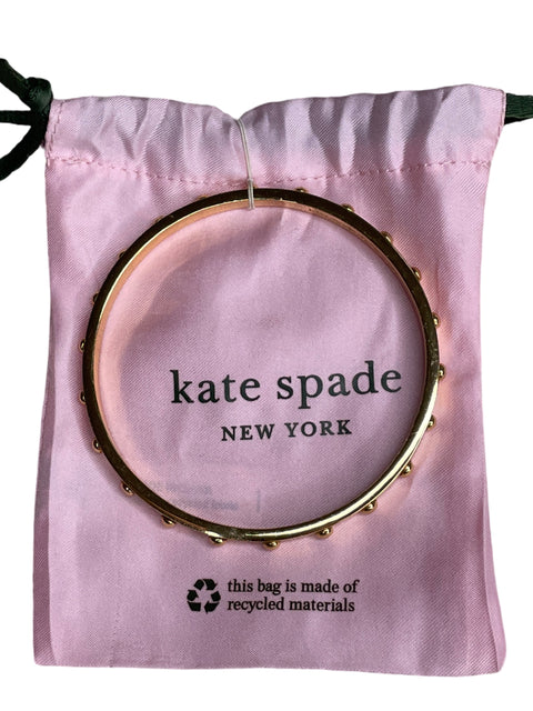 Brazalete Kate Spade Rígido Dorado-Talla U