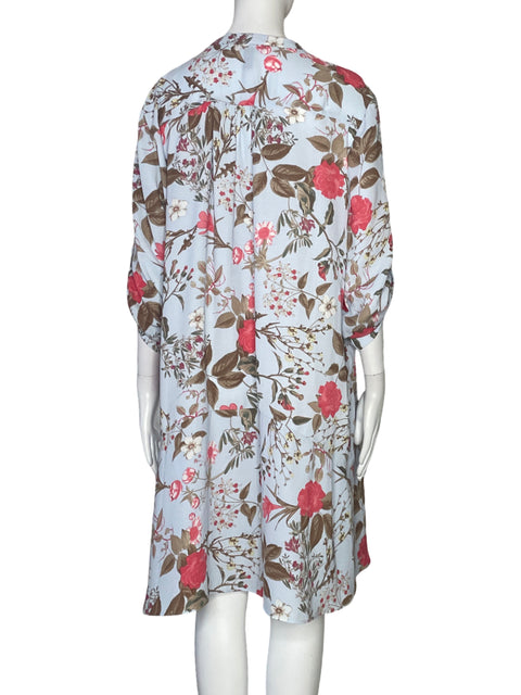 Vestido Ellen Tracy Camisero Azul-Talla L