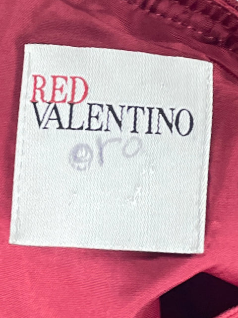 Vestido Red Valentino Vuelo Midi Rojo-Talla 10