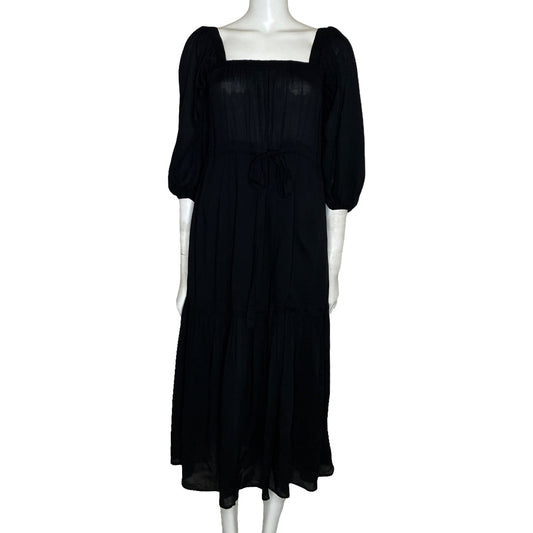 Vestido Oysho Fluido Negro-Talla S