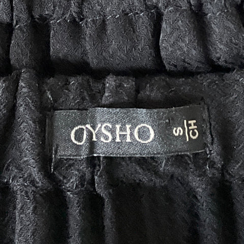 Vestido Oysho Fluido Negro-Talla S