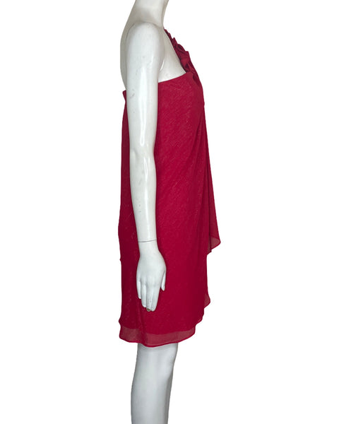 Vestido Max and Cleo Mini One Shoulder Rojo-Talla 0