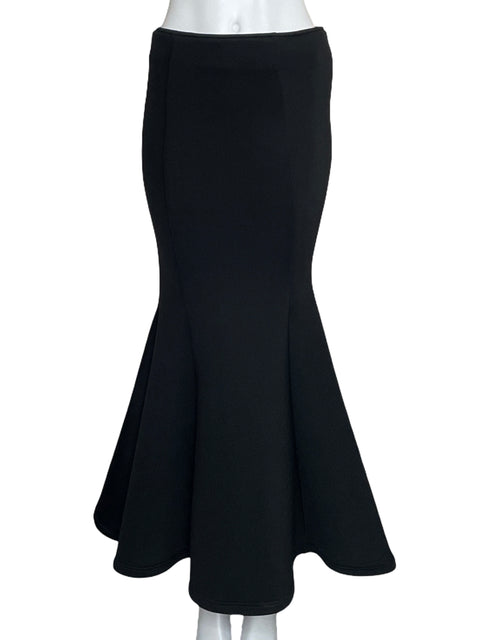 Falda Gracia Corte de Sirena Negro-Talla M