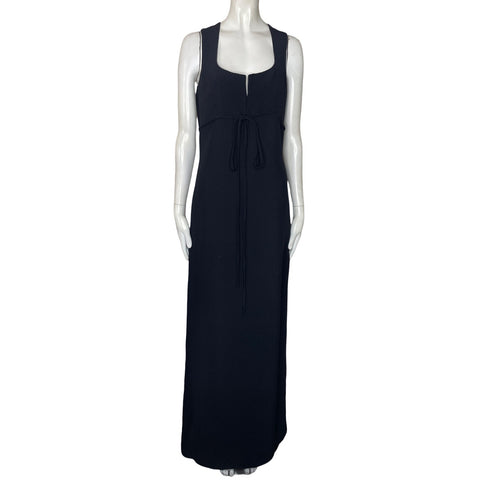 Vestido Adolfo Dominguez Sin Mangas Negro-Talla M