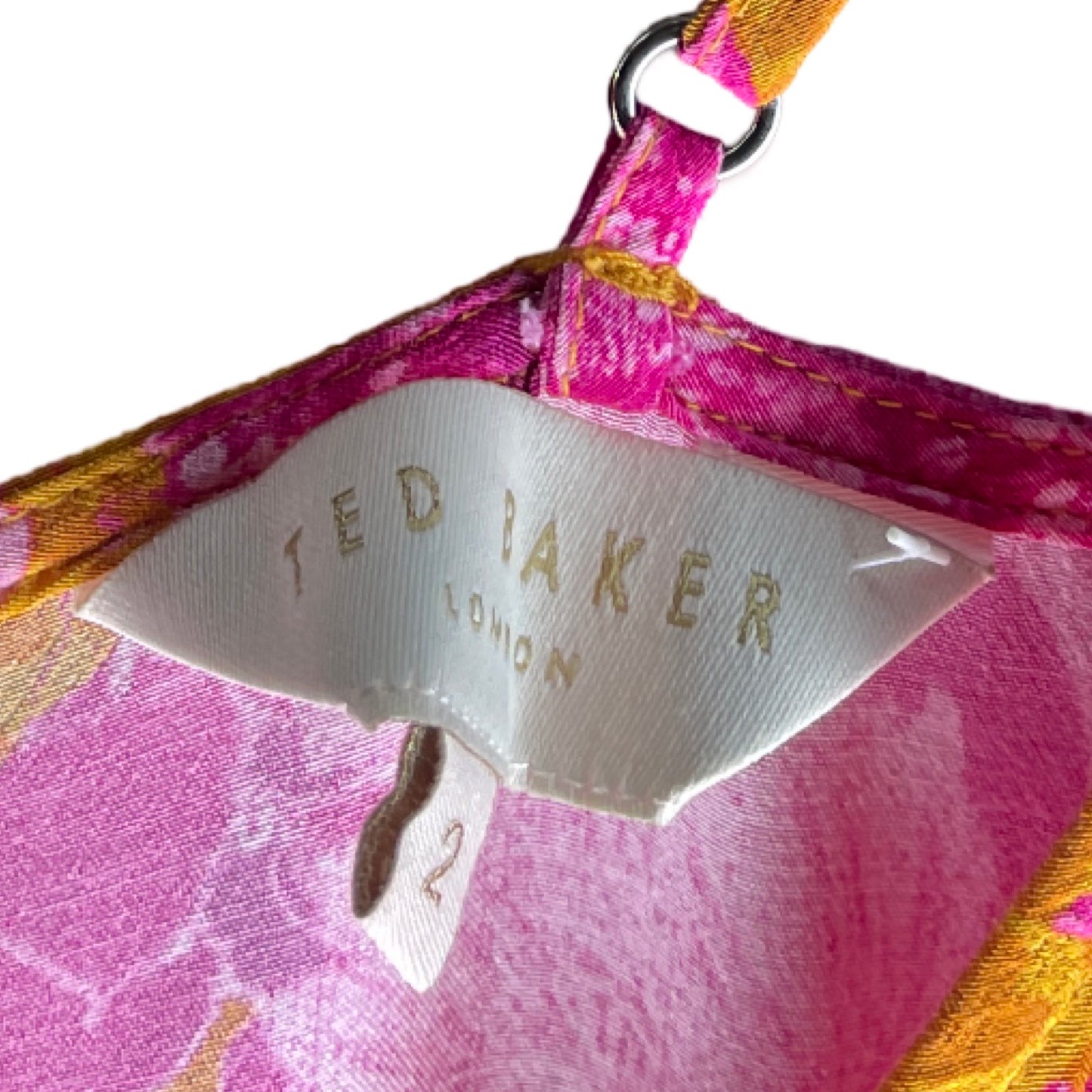 Mono Ted Baker Flores Rosado-Talla 2