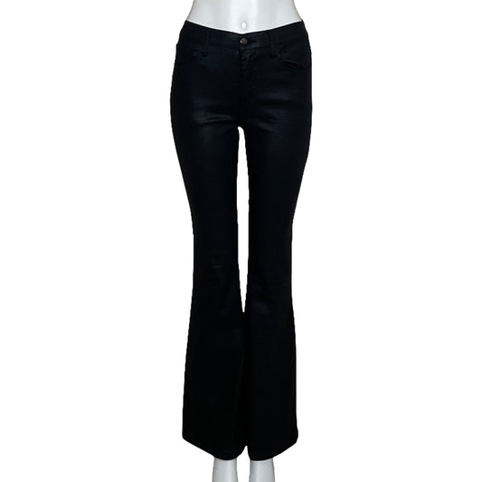 Pantalón Vibrant MIU Acampanado Negro-Talla 27