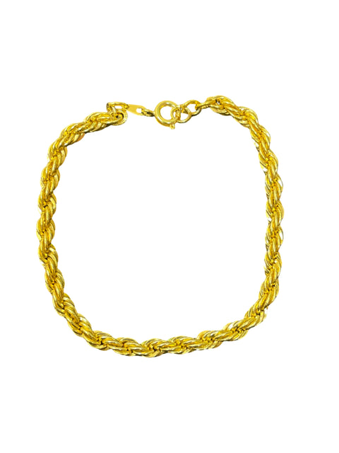 Set Tesoro Tps Piedra Trenzado Dorado-Talla U