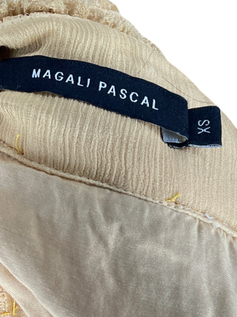 Vestido Magali Pascual Tiras Beige - Talla XS