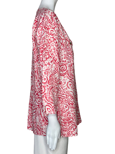 Camisa JM Collection Bolsillo Rojo-Talla 12