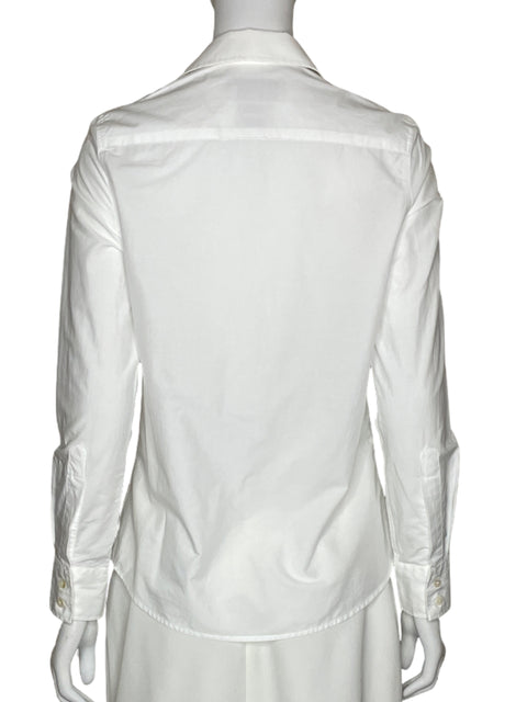 Camisa Dudalina Fluida Blanco - Talla 36