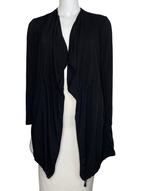 Cárdigan Zara Abierto Ajustable Negro-Talla S