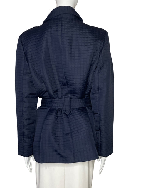 Chaqueta Galatea Cuadros Cintudos Azul-Talla 18