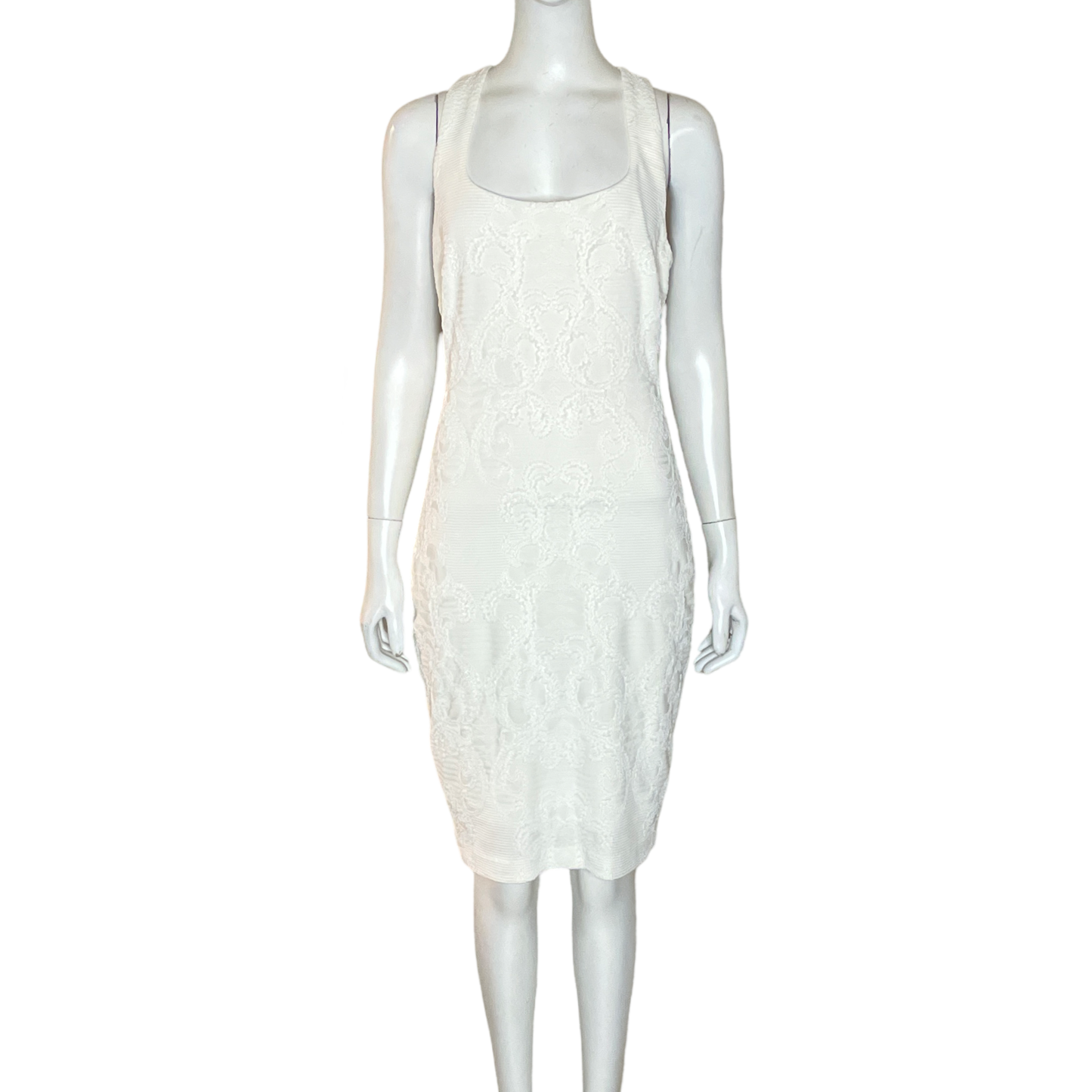 Vestido Cache Halter Blanco-Talla S