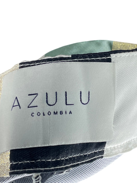 Pantalón Azulu Líneas Blanco - Talla 4