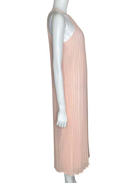Vestido Likely Plisado Halter Rosado-Talla 2