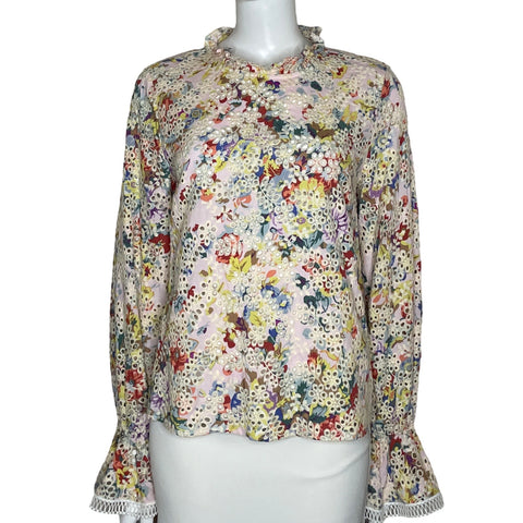 Blusa Endless Rose Bordada Rosado-Talla M