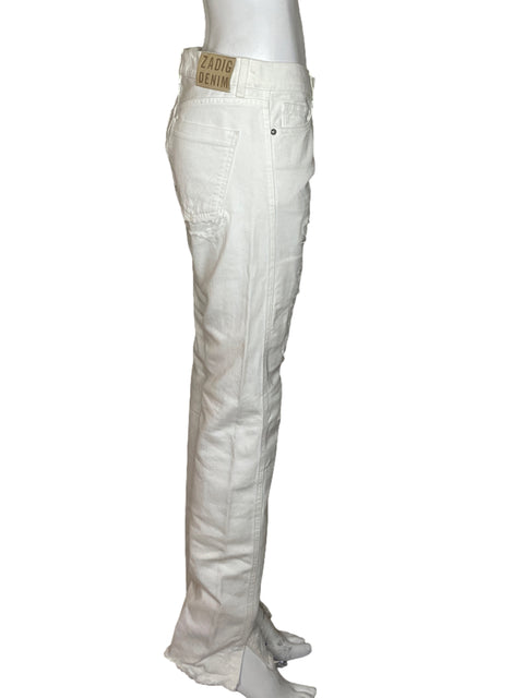 Pantalón Zadig & Voltaire Denim Blanco - Talla 26
