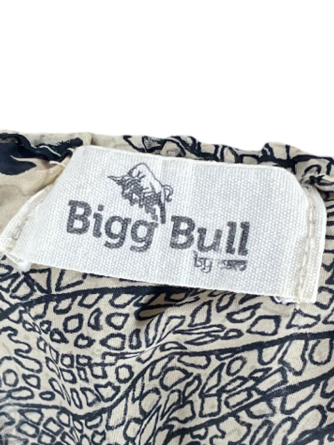 Vestido Bigg Bull Tiras Metalizado Negro-Talla S