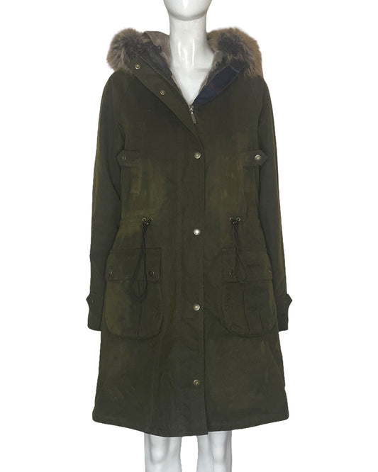 Chaqueta Barbour Waxed Cotton Verde-Talla 6
