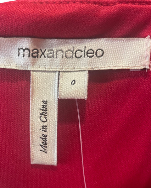 Vestido Max and Cleo Mini One Shoulder Rojo-Talla 0