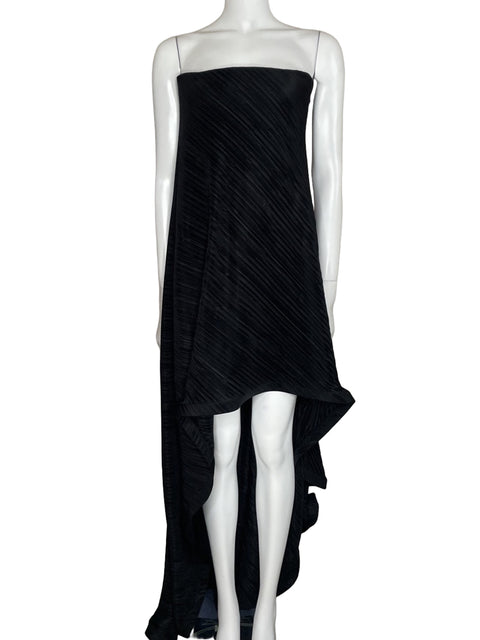 Vestido Tesoro TPS Asimétrico Corsé Negro-Talla U